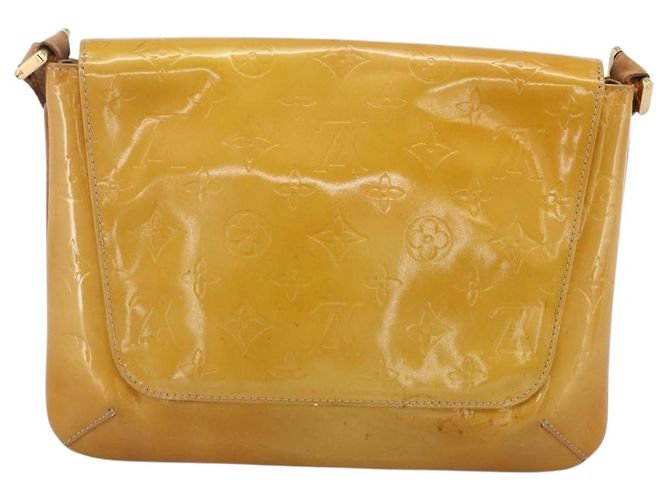 LOUIS VUITTON Borsa Thompson Street Monogram Vernis Beige M91301 LV Auth 170059 - vista 2
