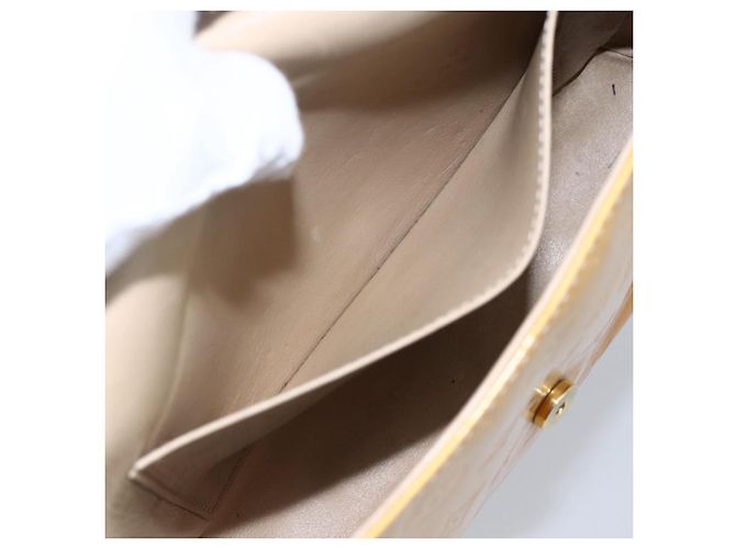 LOUIS VUITTON Borsa Thompson Street Monogram Vernis Beige M91301 LV Auth 170059 - vista 20