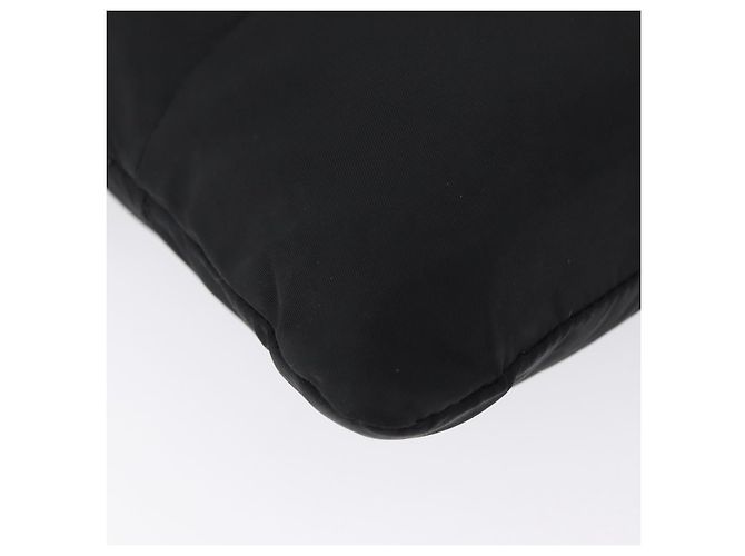 Borsa a Spalla PRADA in Nylon Nero Argento Autentica bs33911 - vista 14