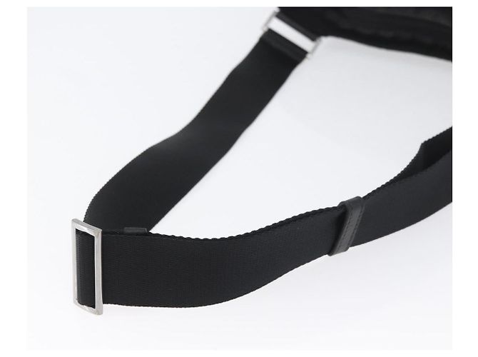 Borsa a Spalla PRADA in Nylon Nero Argento Autentica bs33911 - vista 7