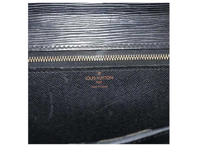 LOUIS VUITTON Epi Serviette Conseiller Borsa Business Nera M54422 LV Auth ka3192 Nero - vista 18