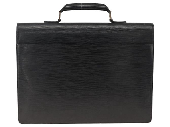 LOUIS VUITTON Epi Serviette Conseiller Borsa Business Nera M54422 LV Auth ka3192 Nero - vista 2