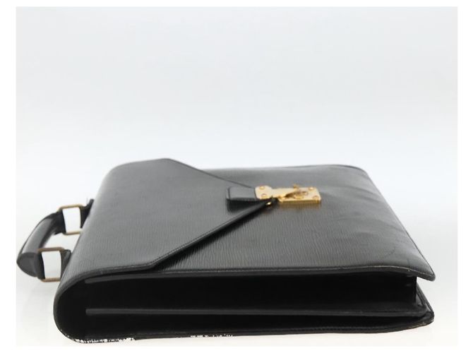 LOUIS VUITTON Epi Serviette Conseiller Borsa Business Nera M54422 LV Auth ka3192 Nero - vista 3