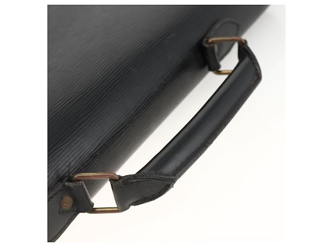LOUIS VUITTON Epi Serviette Conseiller Borsa Business Nera M54422 LV Auth ka3192 Nero - vista 7