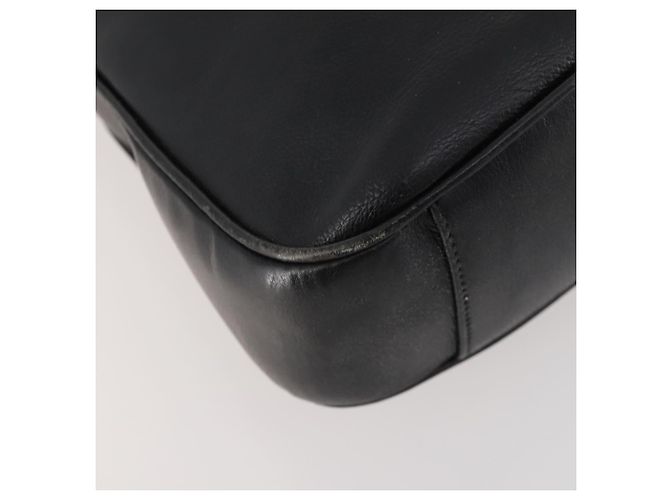 Borsa a mano in pelle Gucci Bamboo 2 in 1 Nero Oro Auth 172300 D'oro - vista 16