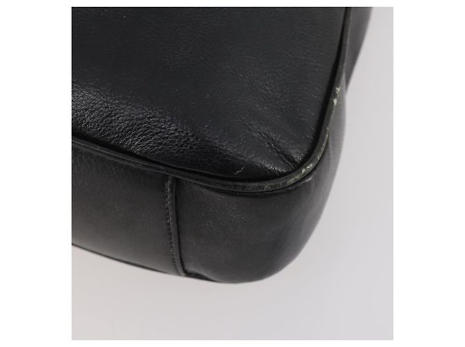 Borsa a mano in pelle Gucci Bamboo 2 in 1 Nero Oro Auth 172300 D'oro - vista 17