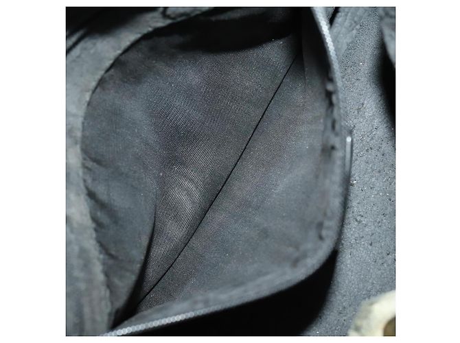 Borsa a mano in pelle Gucci Bamboo 2 in 1 Nero Oro Auth 172300 D'oro - vista 23