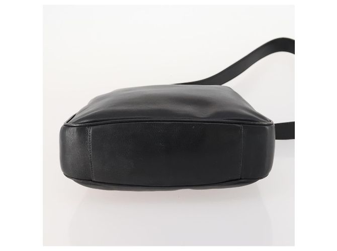 Borsa a mano in pelle Gucci Bamboo 2 in 1 Nero Oro Auth 172300 D'oro - vista 5