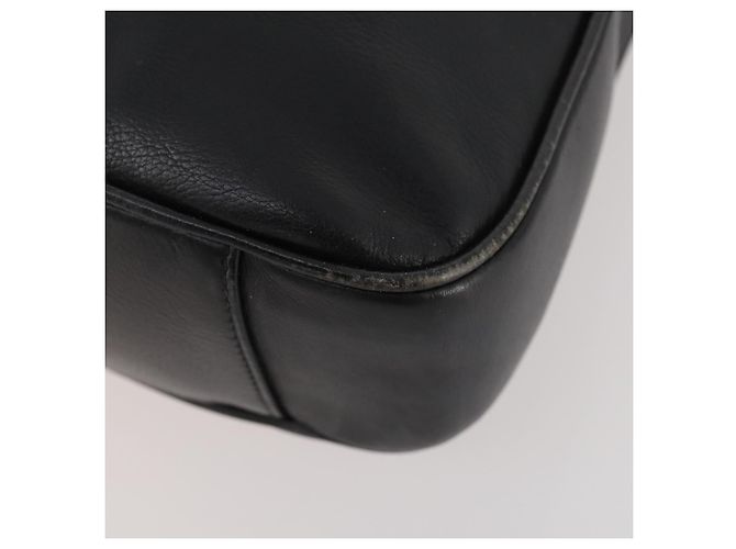 Borsa a mano in pelle Gucci Bamboo 2 in 1 Nero Oro Auth 172300 D'oro - vista 9
