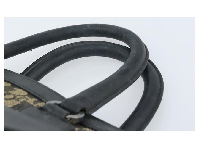 Borsa a mano in tela Trotter Christian Dior nera argento Auth BSZ335 Nero - vista 8