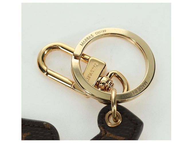 LOUIS VUITTON Monogram Millionaire Charm Oro M68865 LV Auth LNZ843M D'oro - vista 8