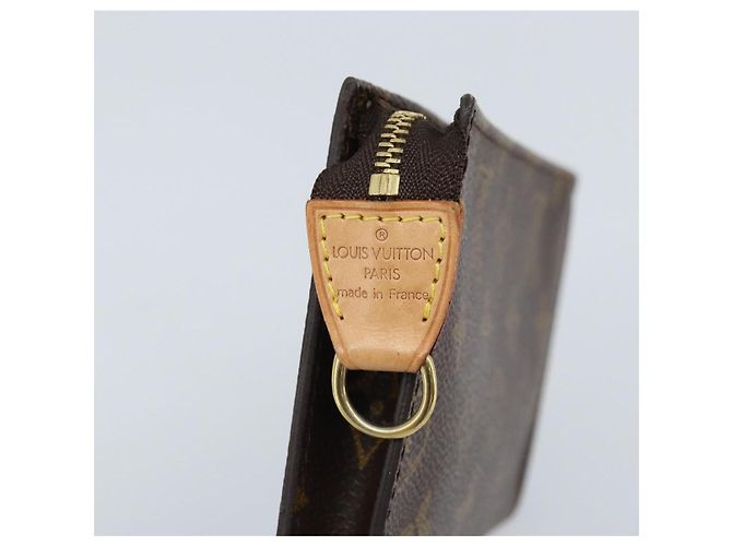 LOUIS VUITTON Pochette Bucket Monogram PM Accessorio LV Auth kk642 Monogramma - vista 8