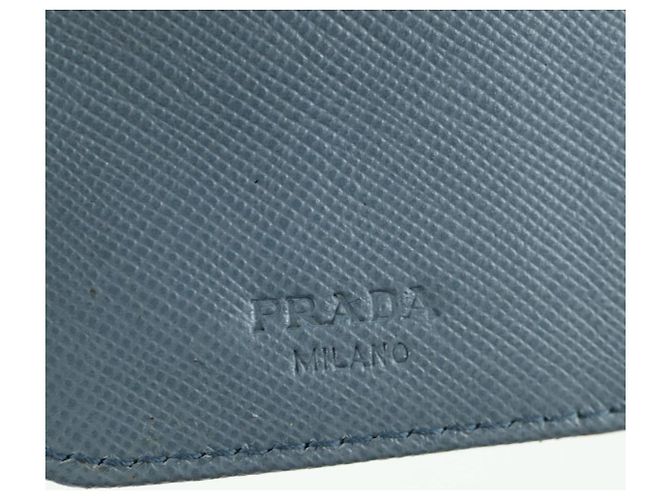 PRADA Portafoglio Compatto Rotondo Nylon Azzurro Chiaro 1ML605 Auth am11040V Blu chiaro - vista 21