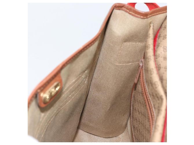 Borsa a Spalla GUCCI Micro GG Supreme Web Sherry Line PVC Beige Oro Auth 174437 D'oro - vista 20