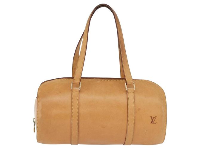 LOUIS VUITTON Borsa a Mano Nomad Soufflot Beige LV Auth AMZ447A - vista 13