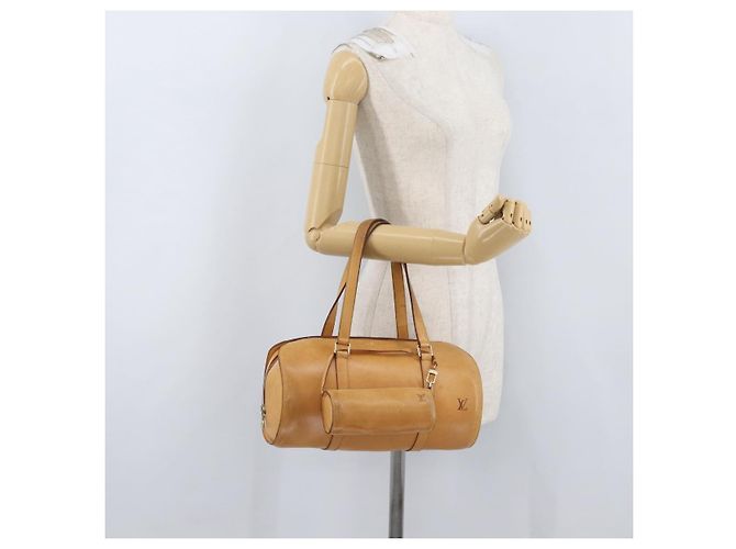 LOUIS VUITTON Borsa a Mano Nomad Soufflot Beige LV Auth AMZ447A - vista 29