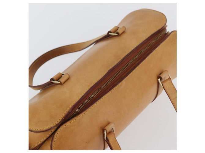 LOUIS VUITTON Borsa a Mano Nomad Soufflot Beige LV Auth AMZ447A - vista 6