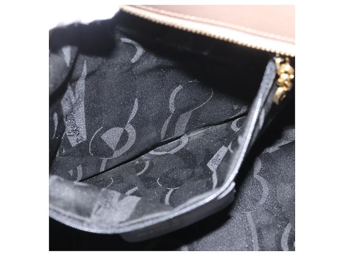 Borsa a Spalla Salvatore Ferragamo in Tela Marrone Oro Auth BA11433 D'oro - vista 21