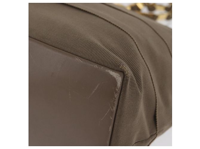 Borsa a Spalla Salvatore Ferragamo in Tela Marrone Oro Auth BA11433 D'oro - vista 9