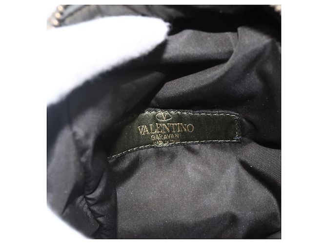 Zaino Valentino in nylon khaki champagne oro Auth BA11275 D'oro Cachi - Ansicht 18
