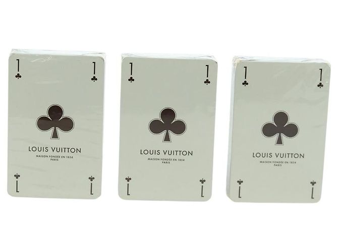 LOUIS VUITTON Spielkarten Marine LV Auth LNZ844V Marineblau - Ansicht 3