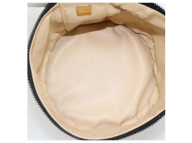 Borsa a Mano FENDI Nylon Nero Oro Auth 174605 D'oro - vista 11