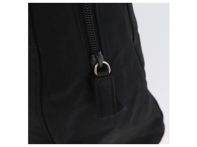 PRADA Borsa a mano in nylon nero Auth bs33933 - vista 10