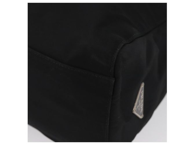 PRADA Borsa a mano in nylon nero Auth bs33933 - vista 16