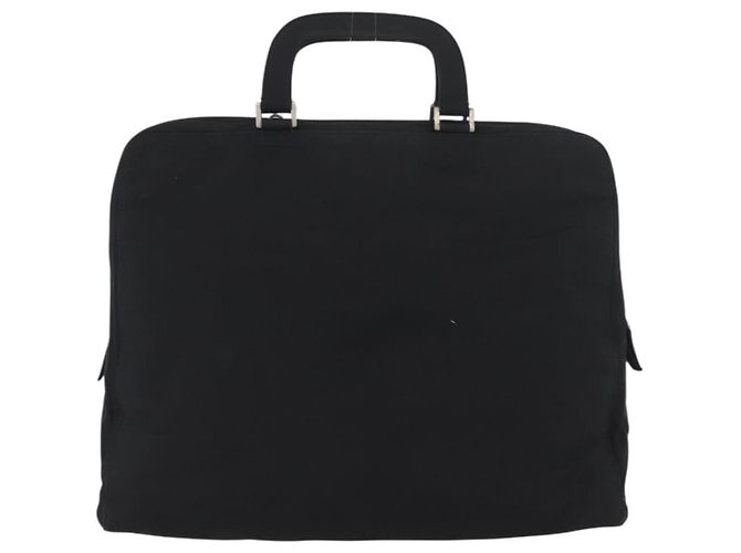 PRADA Borsa a mano in nylon nero Auth bs33933 - vista 2