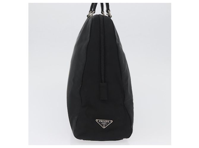 PRADA Borsa a mano in nylon nero Auth bs33933 - vista 3