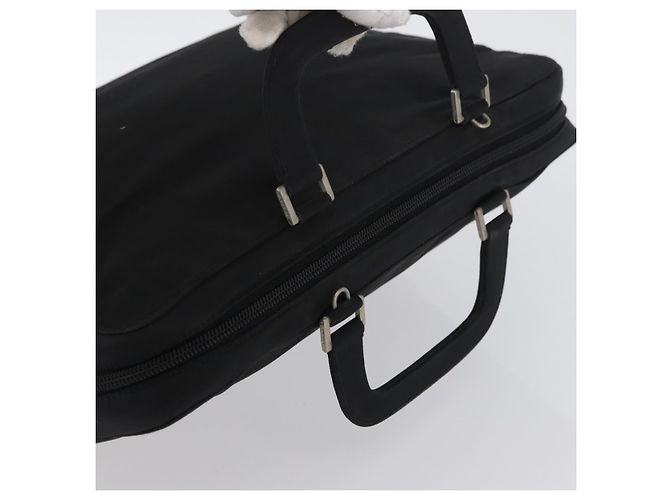 PRADA Borsa a mano in nylon nero Auth bs33933 - vista 6