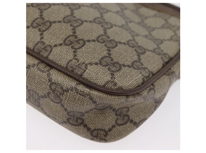 Gucci Borsa a Spalla GG Supreme PVC Beige Oro 97 02 068 Auth bs33854 D'oro - vista 14