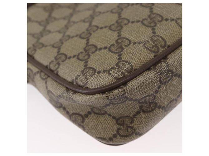 Gucci Borsa a Spalla GG Supreme PVC Beige Oro 97 02 068 Auth bs33854 D'oro - vista 15