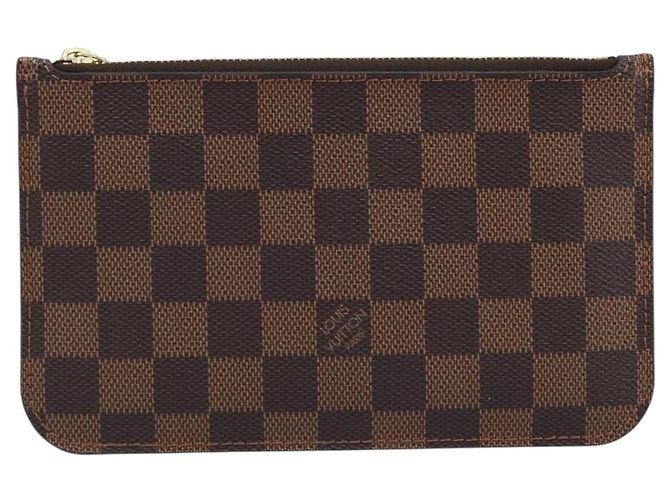 LOUIS VUITTON Pouch Neverfull PM Damier Ebene Auth ARZ173 - vista 13