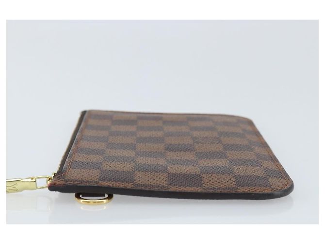 LOUIS VUITTON Pouch Neverfull PM Damier Ebene Auth ARZ173 - vista 4