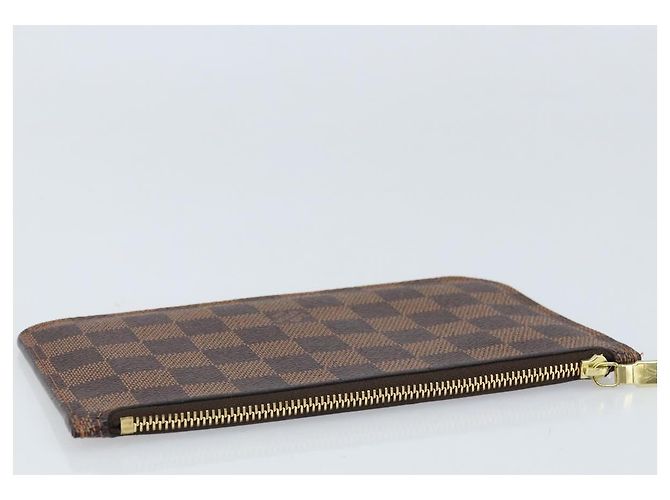 LOUIS VUITTON Pouch Neverfull PM Damier Ebene Auth ARZ173 - vista 5