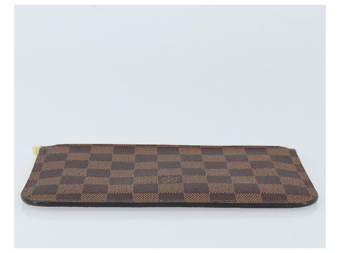LOUIS VUITTON Pouch Neverfull PM Damier Ebene Auth ARZ173 - vista 6