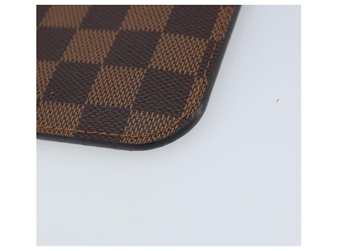 LOUIS VUITTON Pouch Neverfull PM Damier Ebene Auth ARZ173 - vista 7