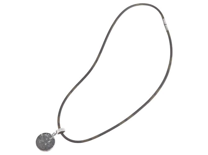 COLLANA PENDENTE MONOGRAMMA LOUIS VUITTON M65436 LV Auth bs33954 - vista 10