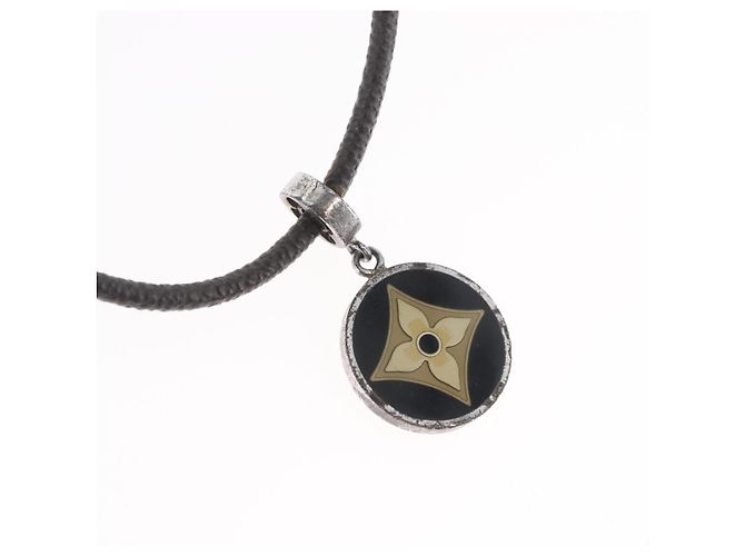 COLLANA PENDENTE MONOGRAMMA LOUIS VUITTON M65436 LV Auth bs33954 - vista 3