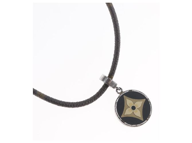 COLLANA PENDENTE MONOGRAMMA LOUIS VUITTON M65436 LV Auth bs33954 - vista 4