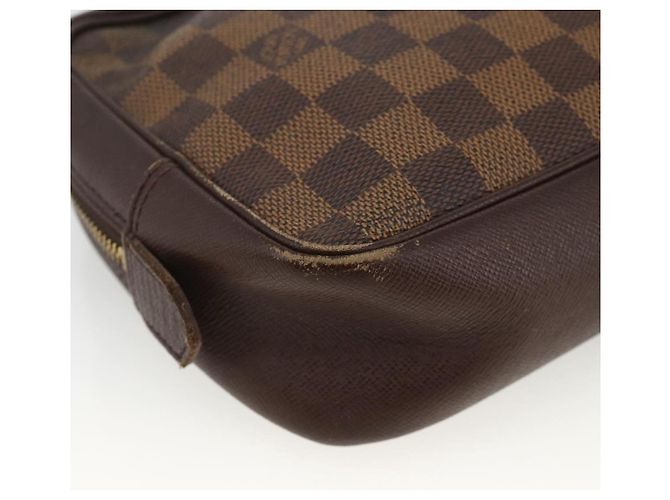 LOUIS VUITTON Borsa Clutch Trousse Toilette Damier Ebene N47623 LV Auth BA11397 - vista 16