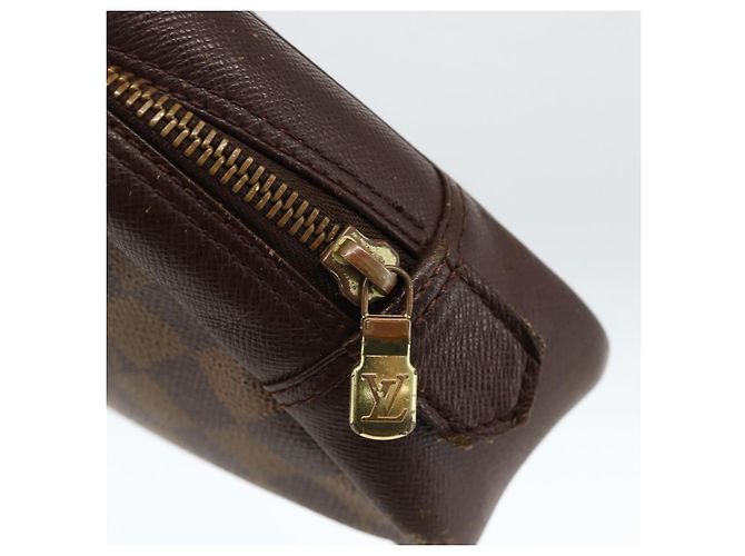 LOUIS VUITTON Borsa Clutch Trousse Toilette Damier Ebene N47623 LV Auth BA11397 - vista 8
