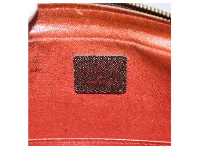 LOUIS VUITTON Borsa Clutch Trousse Toilette Damier Ebene N47623 LV Auth BA11397 - vista 9