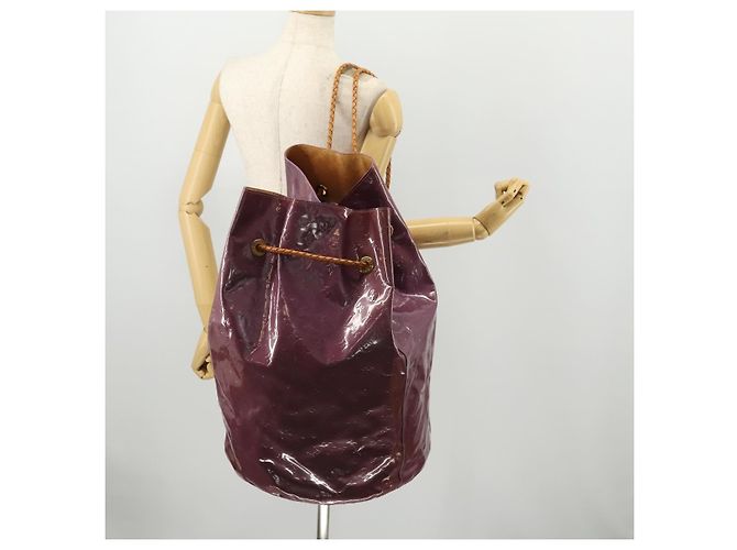 Borsa a Spalla Vernis Morton LOUIS VUITTON Viola Viole M91083 LV Auth gh1793 Porpora - vista 21