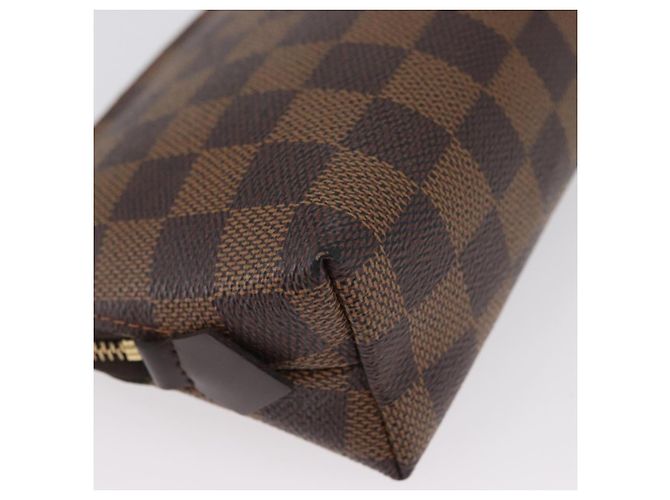 LOUIS VUITTON Kosmetiktäschchen PM Damier Ebene N47516 Authentisch LV BSZ407 - Ansicht 15