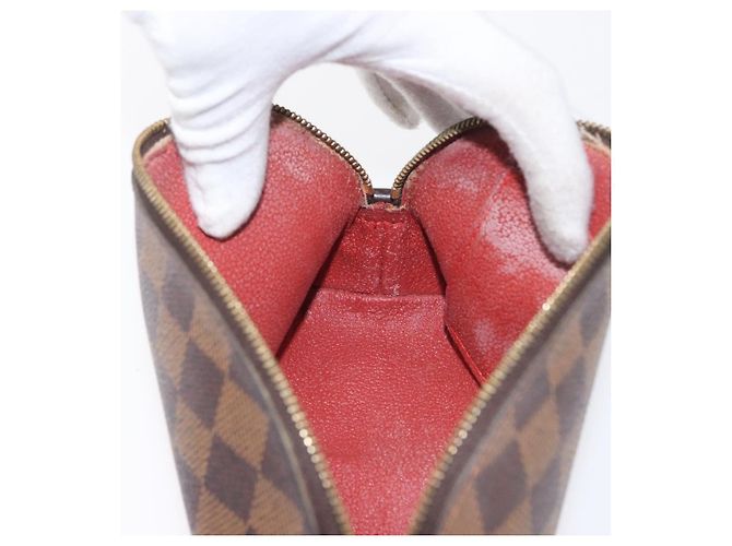 LOUIS VUITTON Kosmetiktäschchen PM Damier Ebene N47516 Authentisch LV BSZ407 - Ansicht 18