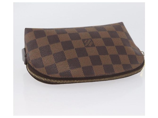 LOUIS VUITTON Kosmetiktäschchen PM Damier Ebene N47516 Authentisch LV BSZ407 - Ansicht 5