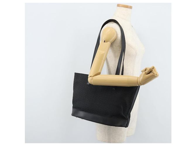 Céline CELINE C Macadam Canvas Tote Bag Schwarz Silber Auth 174485 - Ansicht 22