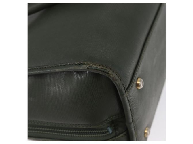 Céline Borsa a mano CELINE in pelle khaki oro Auth 174600 D'oro Cachi - vista 10
